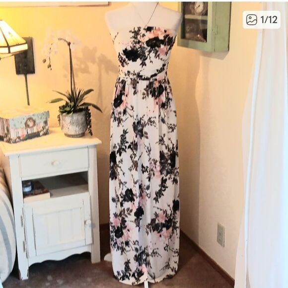 Vanilla Bay Strapless Maxi Dress. Beachy. - Picture 2 of 16